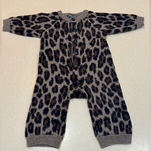 100% Merino Wool Bardastadir Baby Jumpsuit from Iceland Size 6-12 months